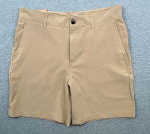 Panama Jack Khaki Hybrid Shorts Men's 34 Casual Chino 7 Inch Inseam Summer Style